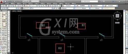 在AutoCAD图纸里加注释文字的详细操作截图