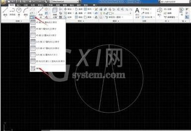 AutoCAD做出指北针的图文操作截图