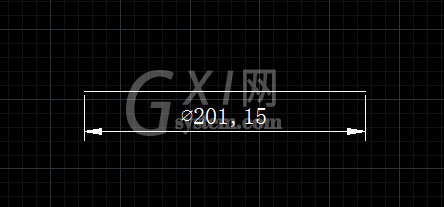CAD画图时让直线标注显示直径符号的操作流程截图
