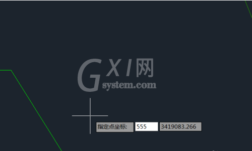 cad输入坐标的操作过程截图