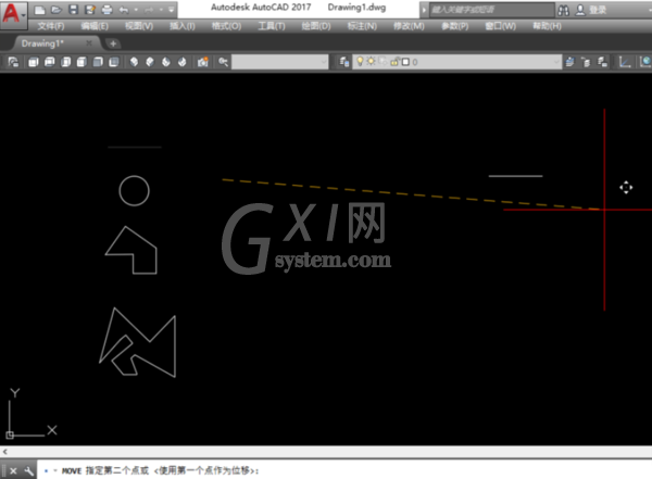 cad移动图形的详细操作截图