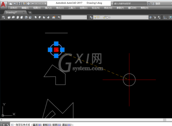 cad移动图形的详细操作截图