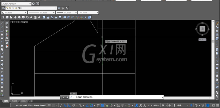 cad绘制楼梯平面图的图文操作截图