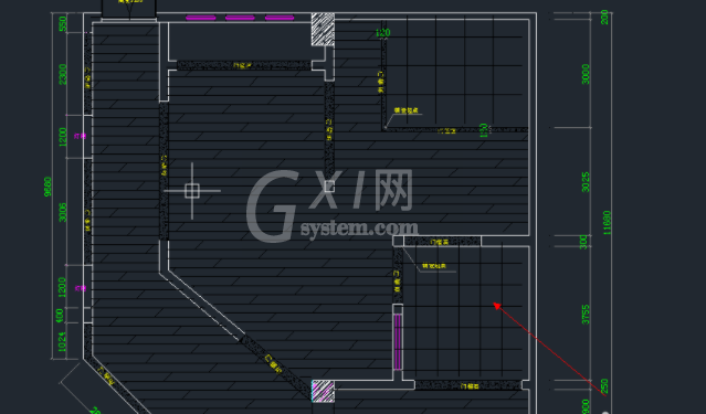 CAD绘制地面铺设图纸的操作流程截图