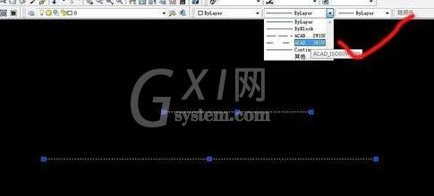 cad2010制作虚线的简单操作截图