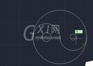 AutoCAD2010绘制太极图的详细操作截图