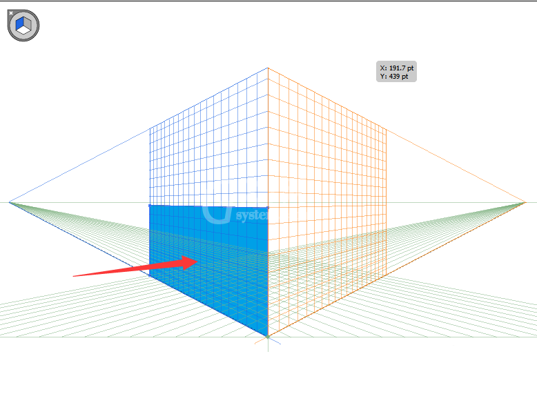 ai中使用透视格工具设计出立体图形的详细操作方法截图