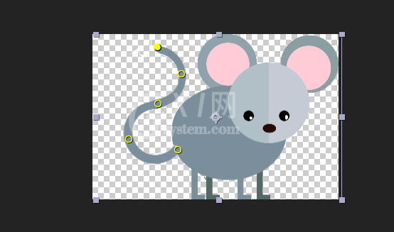 ae制作摆动尾巴小老鼠的详细操作方法截图