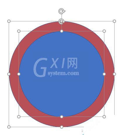 PowerPoint制作一个酷酷的叠加半环图形的详细操作截图