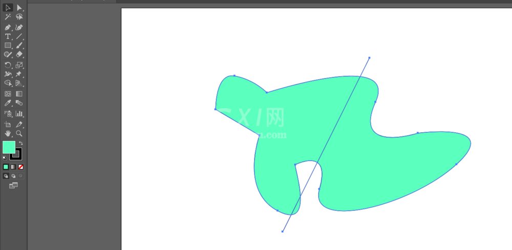 ai切割图形的详细操作方法截图