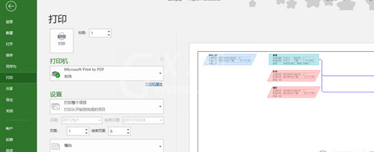 Microsoft Project设置分页打印的具体操作教程截图