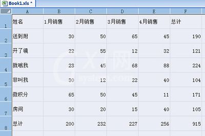 Excel制作统计表格的详细教程截图