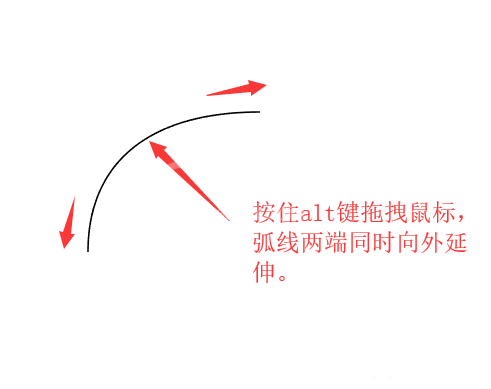 ai画出弧线的操作步骤讲解截图