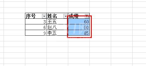 wps按颜色筛选的简单步骤截图