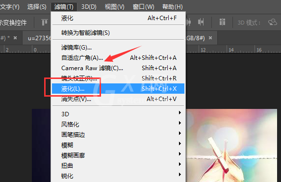 Photoshop出现液化窗口不显示图片的具体处理截图