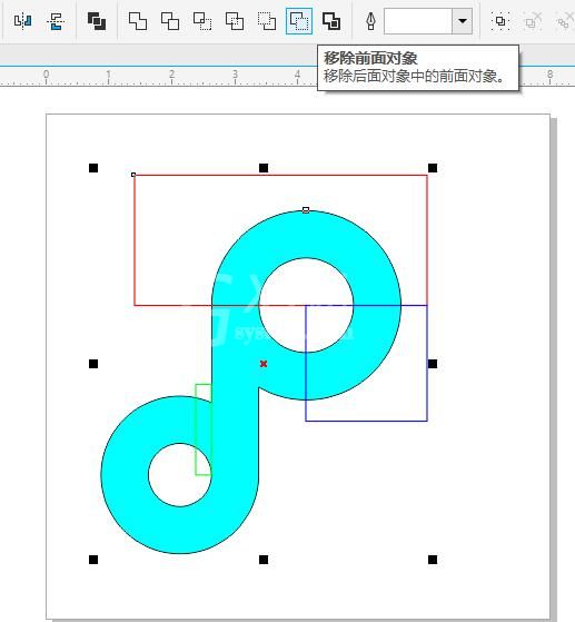 CDR画出抖音LOGO的操作教程截图