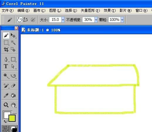 painter利用画笔马克笔画图的详细操作步骤截图