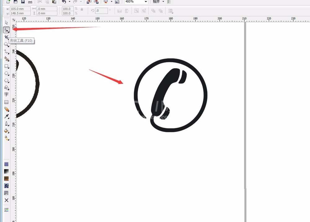 CDR绘画电话图标的具体步骤介绍截图