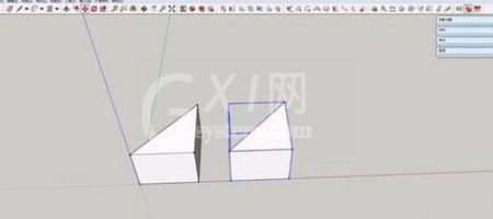 草图大师里镜像功能使用操作方法截图