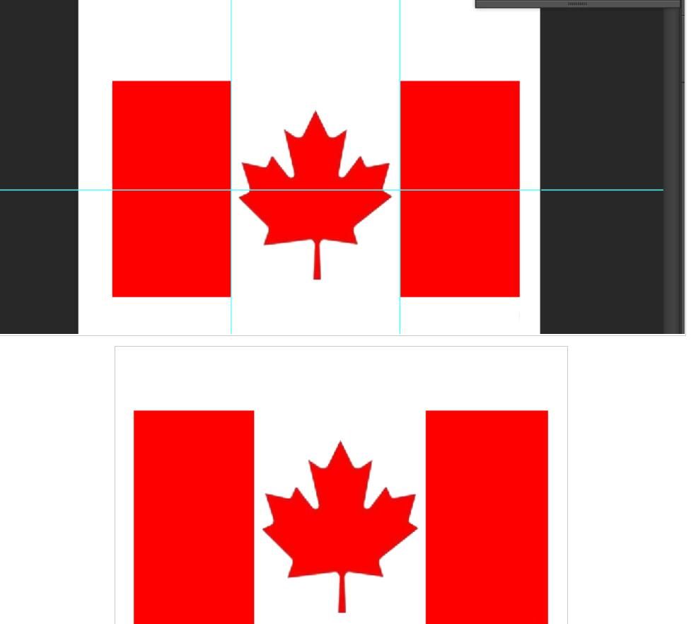 PS制作矢量加拿大国旗的图文操作步骤截图