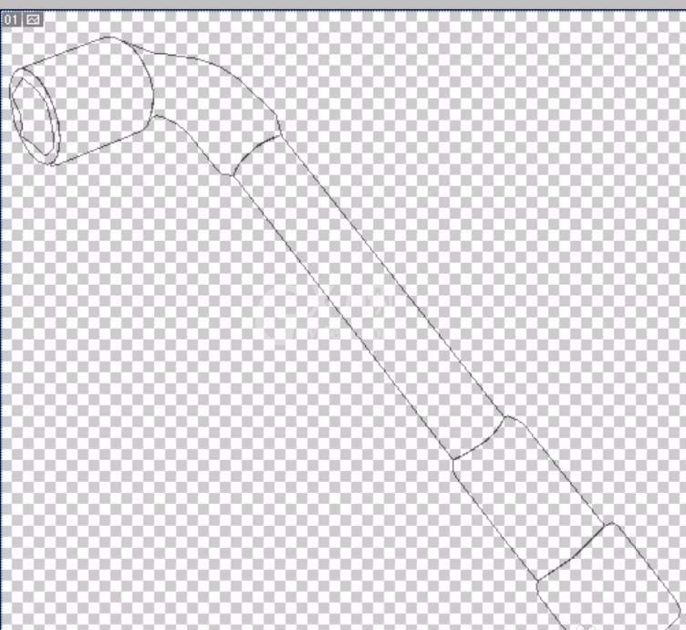 ps制作套筒扳手矢量图的操作步骤截图