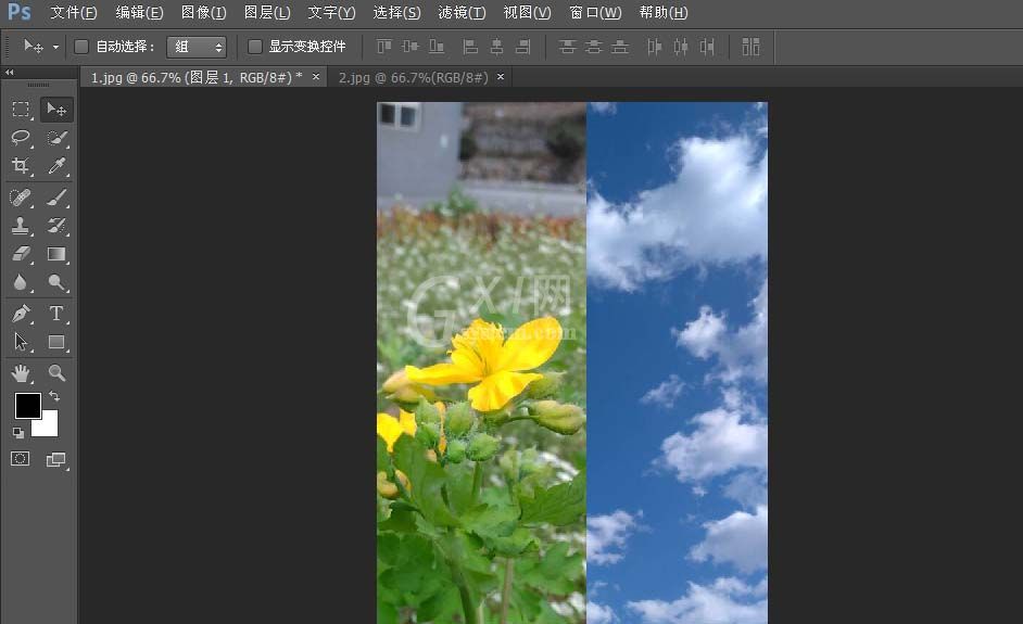 Adobe Photoshop CS6使用匹配颜色调色的操作步骤截图