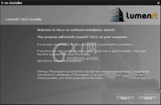 LumenRT Studio 2015安装操作流程讲述截图