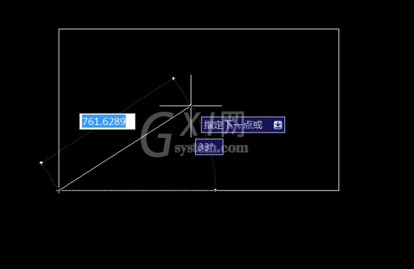 cad绘画斜线的详细操作教程截图