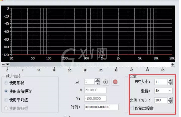 GoldWave设置FFT的详细操作教程截图