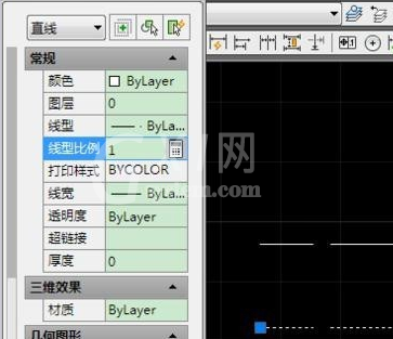 CAD调虚线间距的详细操作教程截图