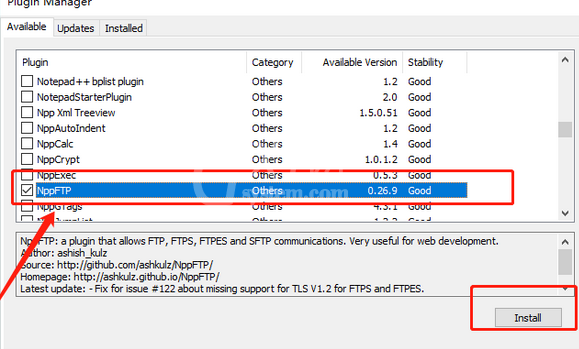 Notepad++进行ftp/sftp远程编辑的图文操作方法截图