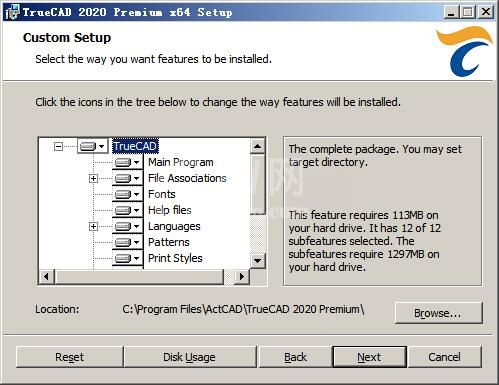 TrueCAD Premium 2020软件的安装详细操作过程截图