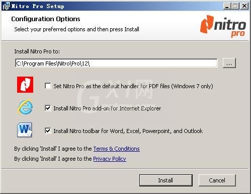 Nitro Pro 12进行安装的具体操作流程截图