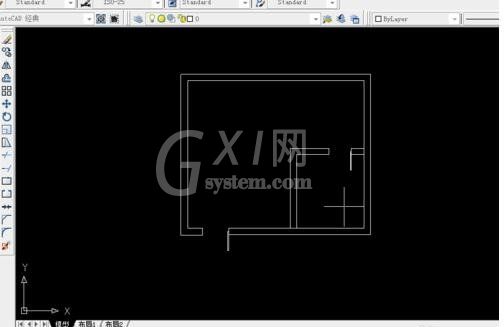 AutoCAD绘画平面图门的相关操作教程截图