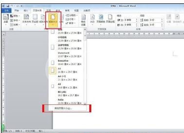 Word2010调整页面的详细操作步骤截图