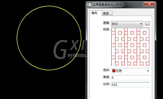 迅捷CAD编辑器进行图案填充的具体操作截图