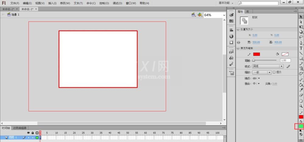 flash制作取景框的操作方法截图