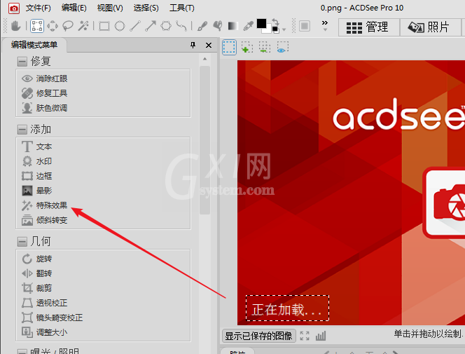 ACDSee在图片上加马赛克的具体使用教程截图