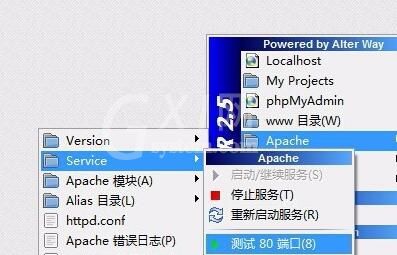 WampServer图标显示红色后变橙色的处理操作教程截图