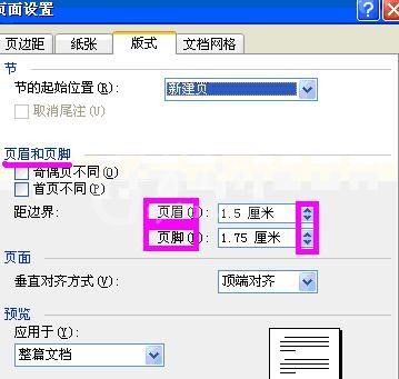 word2003页面设置的使用教程截图