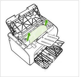 惠普laserjet p1007打印机卡纸的解决办法截图