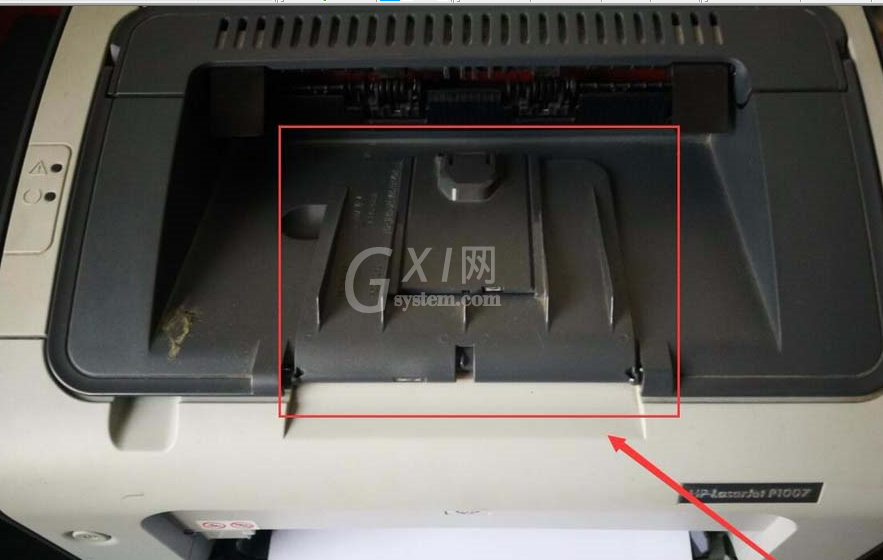 惠普laserjet p1007打印机内置连喷墨盒的安装方法截图