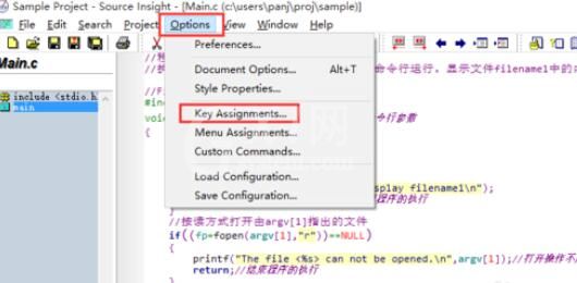 source insight的快捷键更改方法分享截图