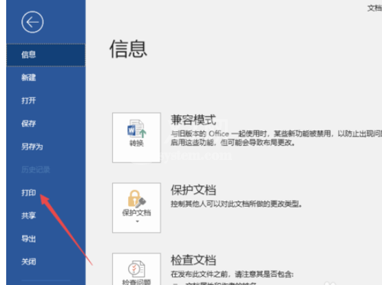 word2019打印文档的操作教程截图