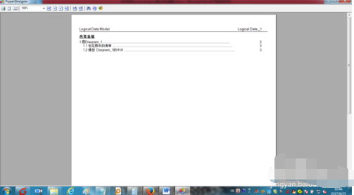 powerdesigner生成模型报告的使用教程截图