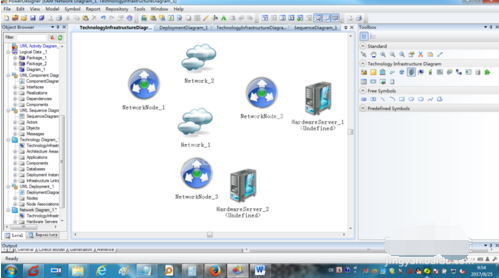 powerdesigner建立网络图的操作步骤截图