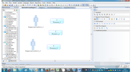 powerdesigner建立数据流图的使用方法截图