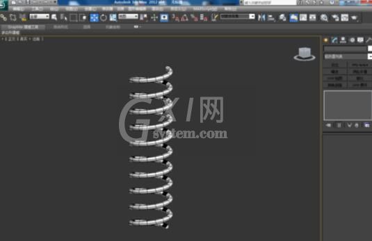 3dmax2012制作弹簧的方法步骤截图