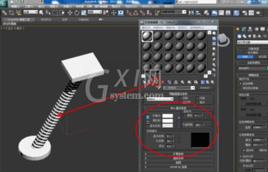 3dmax2012制作弹簧的方法步骤截图