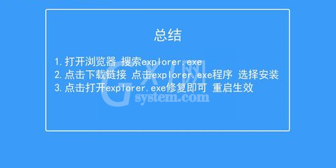 explorer.exe黑屏修复的处理方法截图